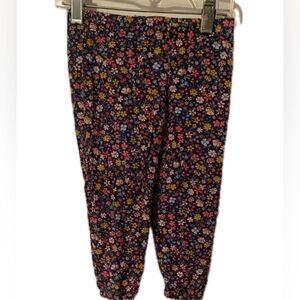 Carter's Floral Print Joggers - Multicolor